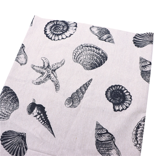 printed linen&cotton Linen fabric use for table cloth 50*150cm(19.7*59.1