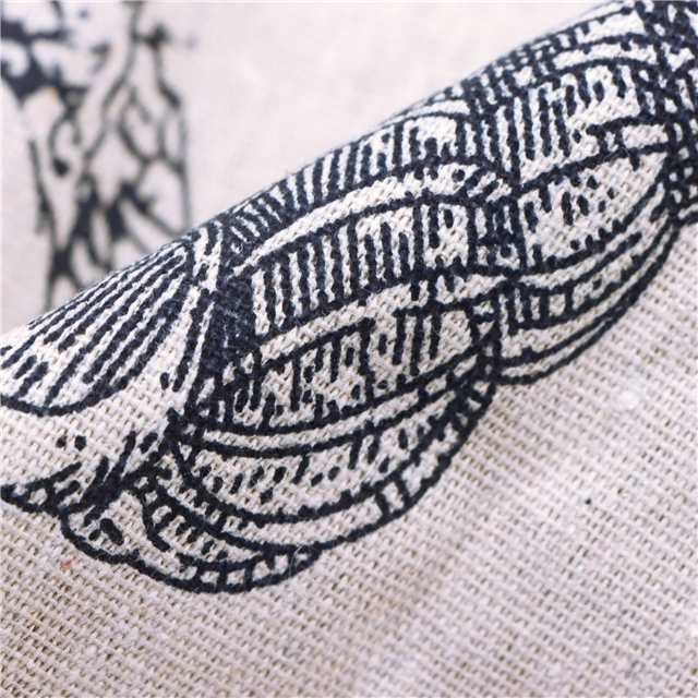 printed linen&cotton Linen fabric use for table cloth 50*150cm(19.7*59.1