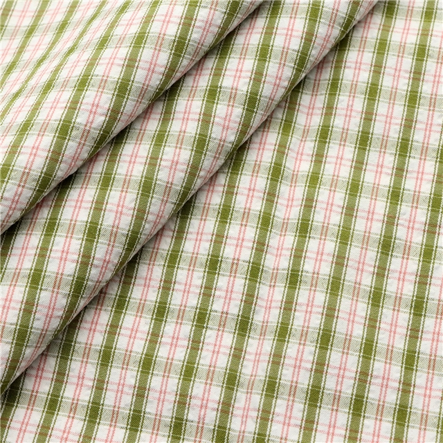 plaid yarn dyed fabric 