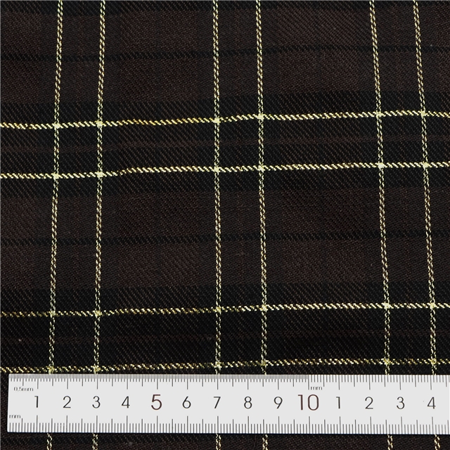 plaid yarn-dyed fabric