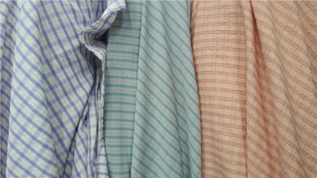 plaid yarn dyed fabric 