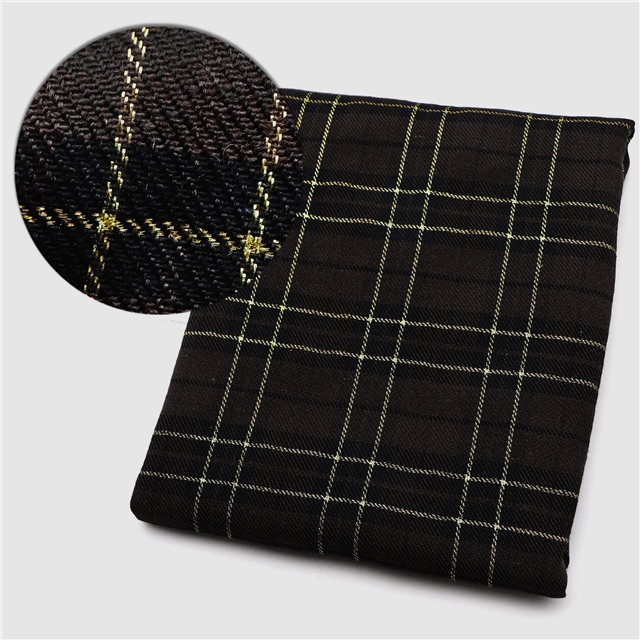 plaid yarn-dyed fabric