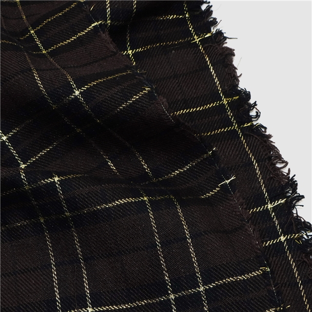 plaid yarn-dyed fabric