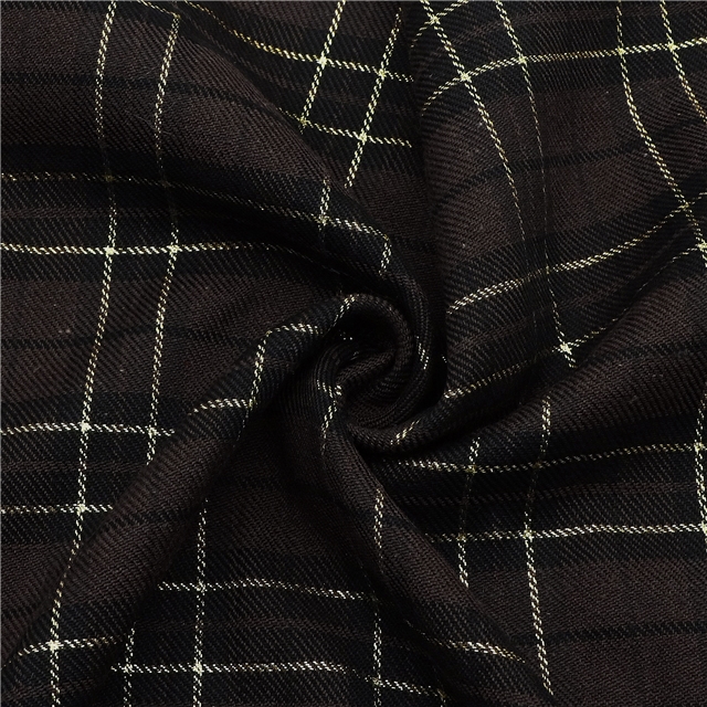 plaid yarn-dyed fabric
