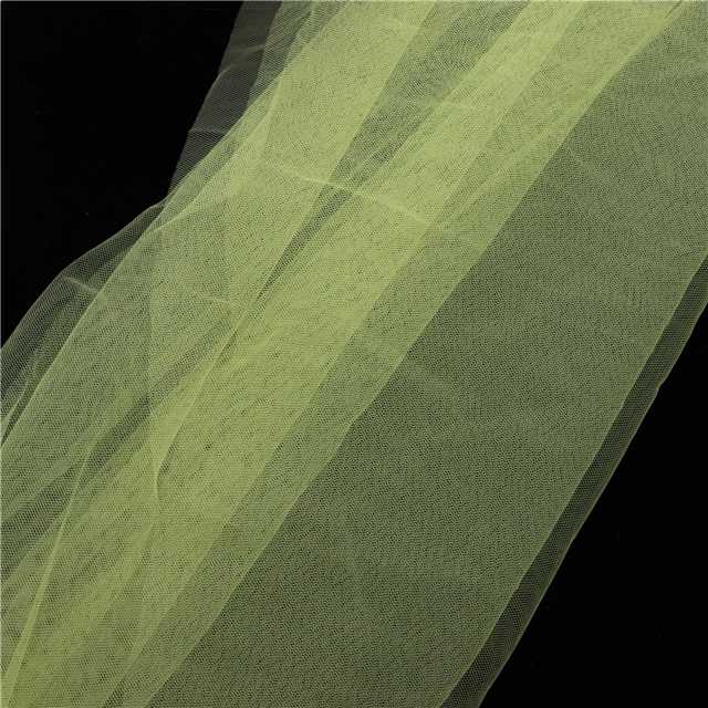 plain nylon american mesh soft yarn fabric yellow,50*160cm(19.7*63