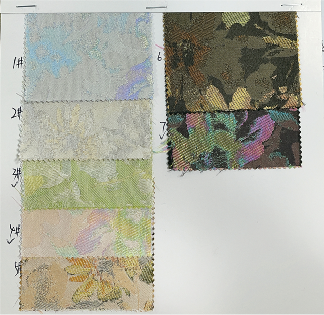 flower jacquard fabric