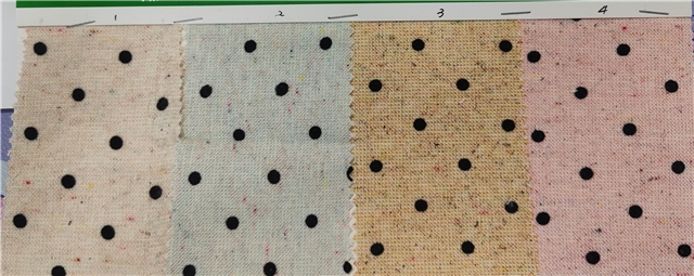 velvet dot small fragrant fabric