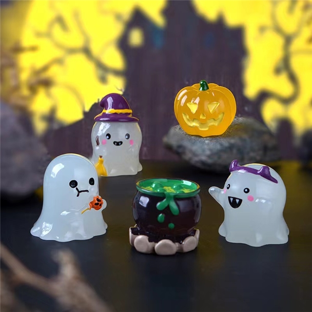 resin glow in the dark halloween micro landscape decoration