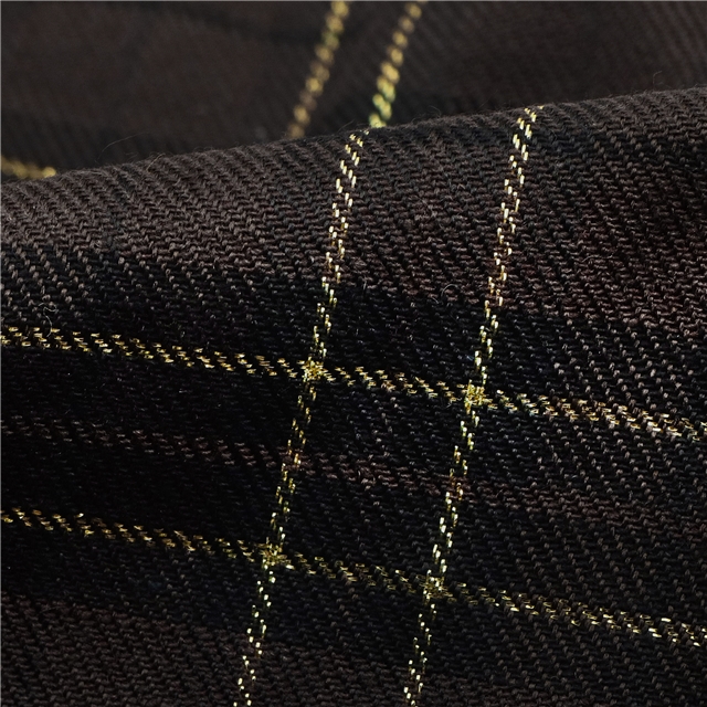 plaid yarn-dyed fabric