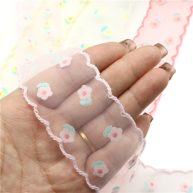 single sided printed mesh moon ribbon pink,38mm(1-1/2
