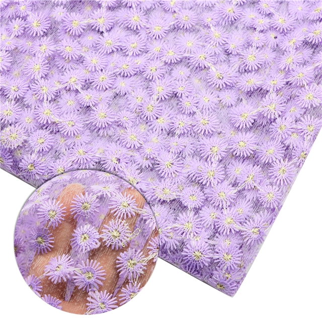 mesh flower fabric