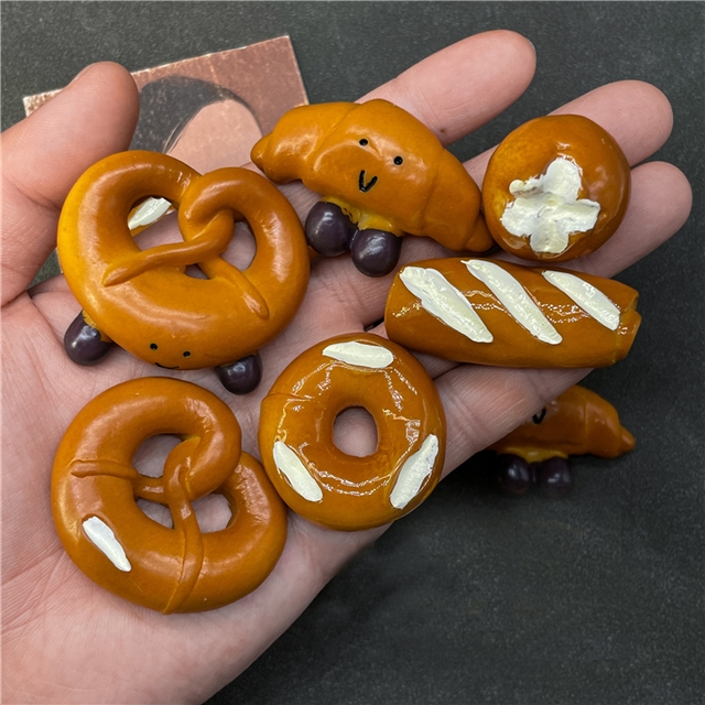 3d resin food play accessories for bread baking