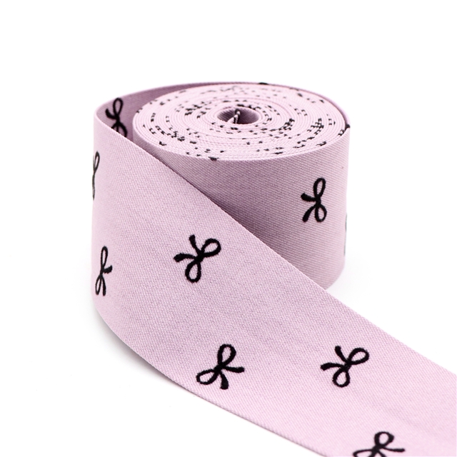 polyester bow series fabric cut to stripe