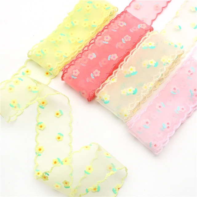 single sided printed mesh moon ribbon pink,38mm(1-1/2