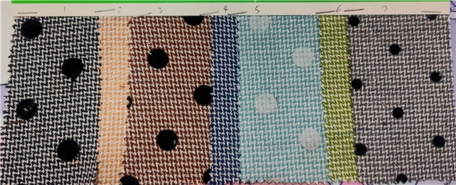 silver thread velvet dot houndstooth small fragrant fabric