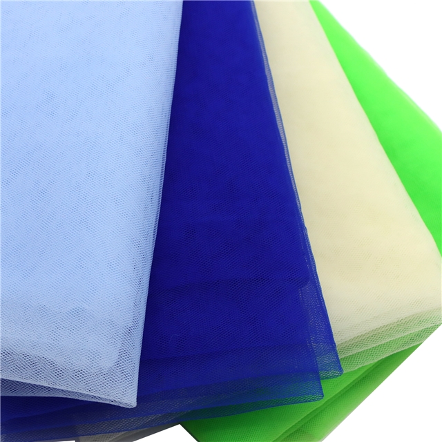 plain nylon american mesh soft yarn fabric green,50*160cm(19.7*63