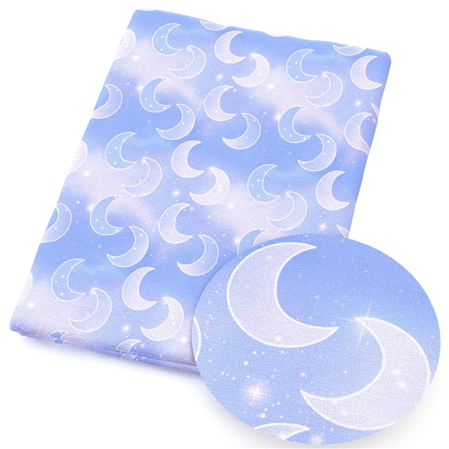 polyester cotton geometric starry sky series polyester cotton fabric set (5 pcs/set)