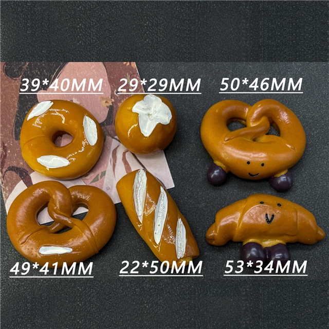 3d resin food play accessories for bread baking