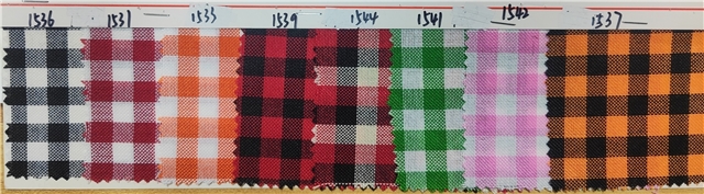 double color imitation linen checkered fabric
