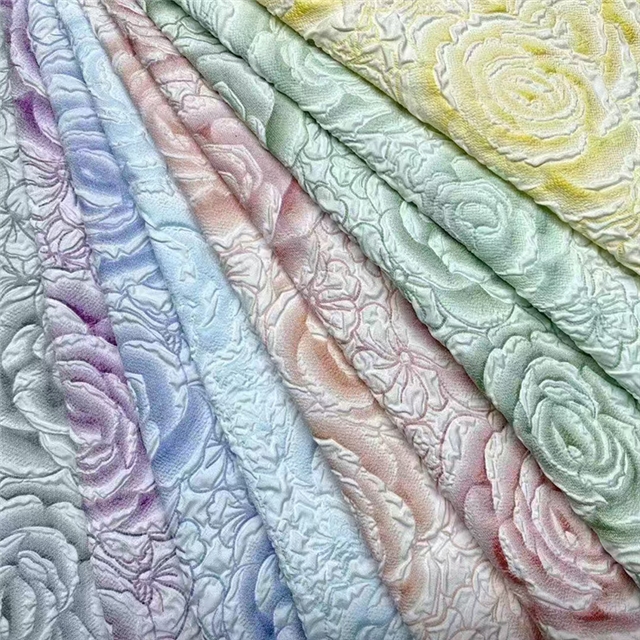 3d relief embossed fabric