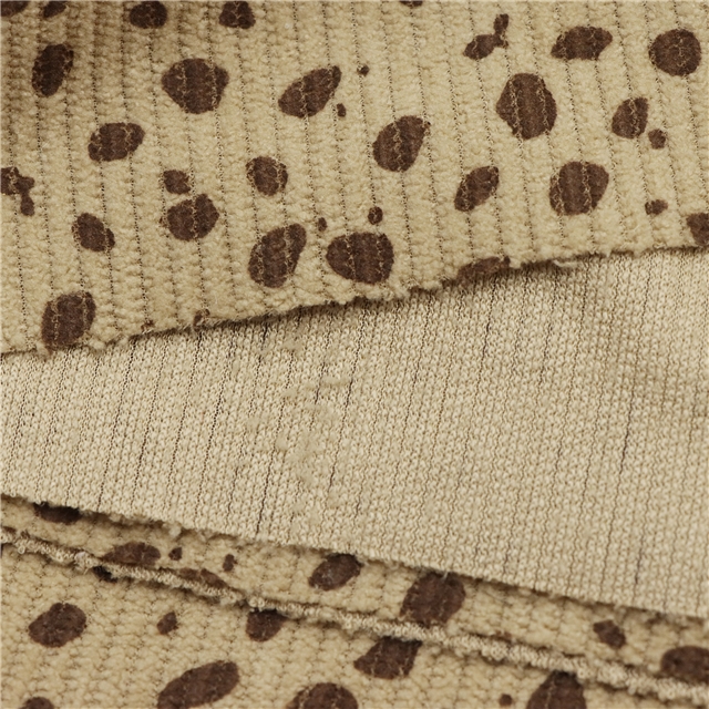 irregular circular lighting core velvet fabric