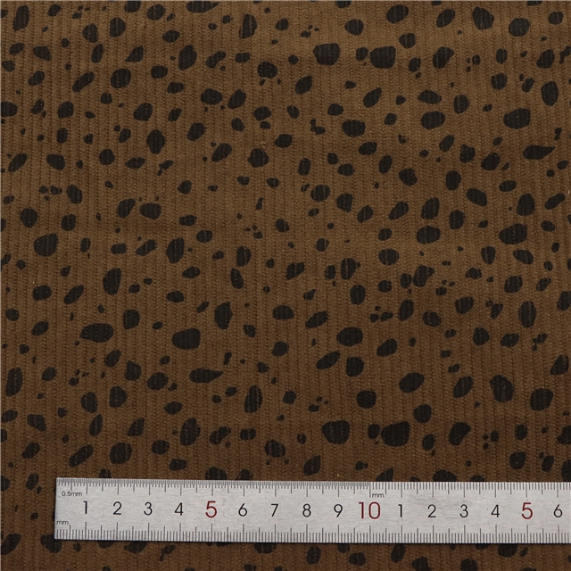 irregular circular lighting core velvet fabric
