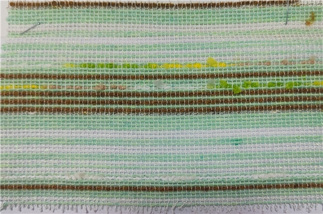 polyester colorful scallions stripe woolen woven small fragrant fabric