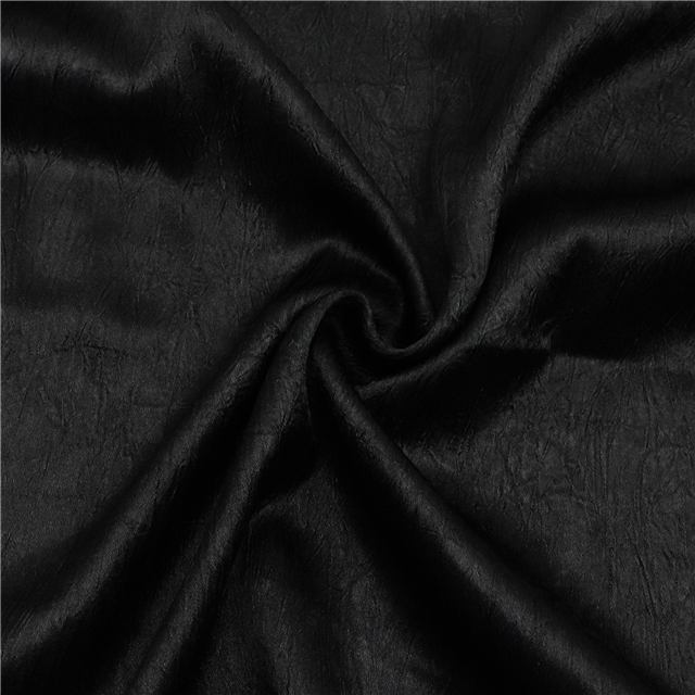 plain satin pleated fabric 1#black,50*150cm(19.7*59.1