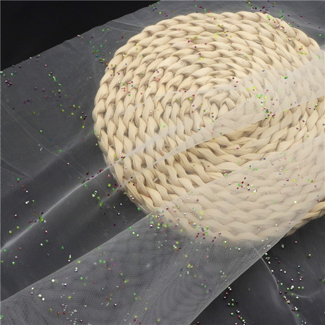 multicolour meteor plastic drill diamond mesh fabric