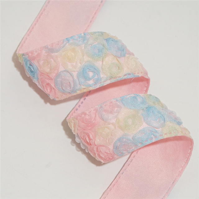 lace flower layering cloth ribbons