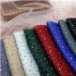 Hotfix Rhinestone Fine sequins Crystals mesh gauze 