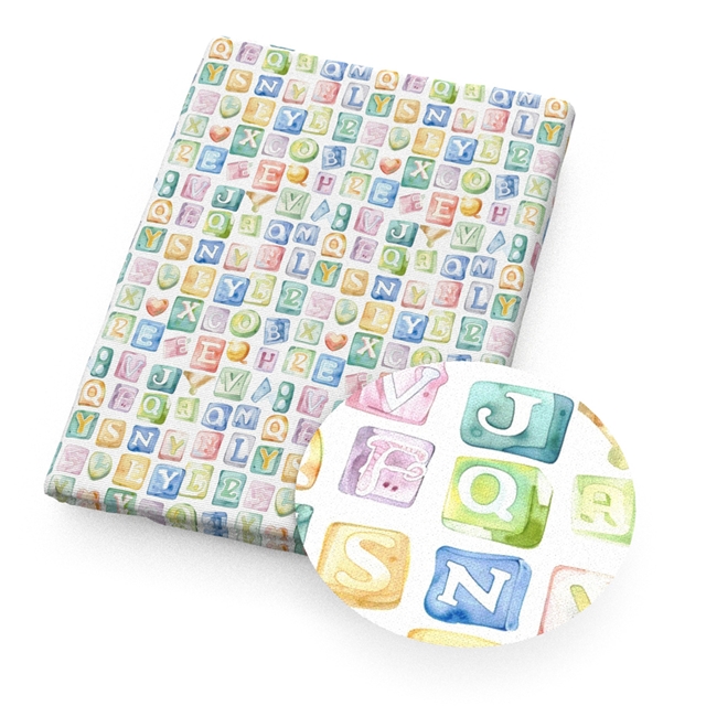 polyester cotton dinosaur star series polyester cotton fabric set (4 pcs/set)