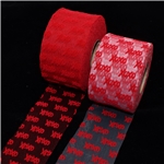 63mm velvet letters mesh roll