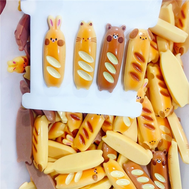 resin Cartoon Bread Animal (Mixed)
