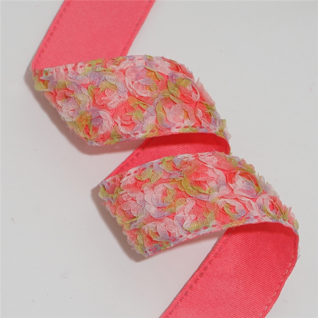 lace flower layering cloth ribbons