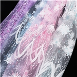 offset printing powder snowflake mesh fabric