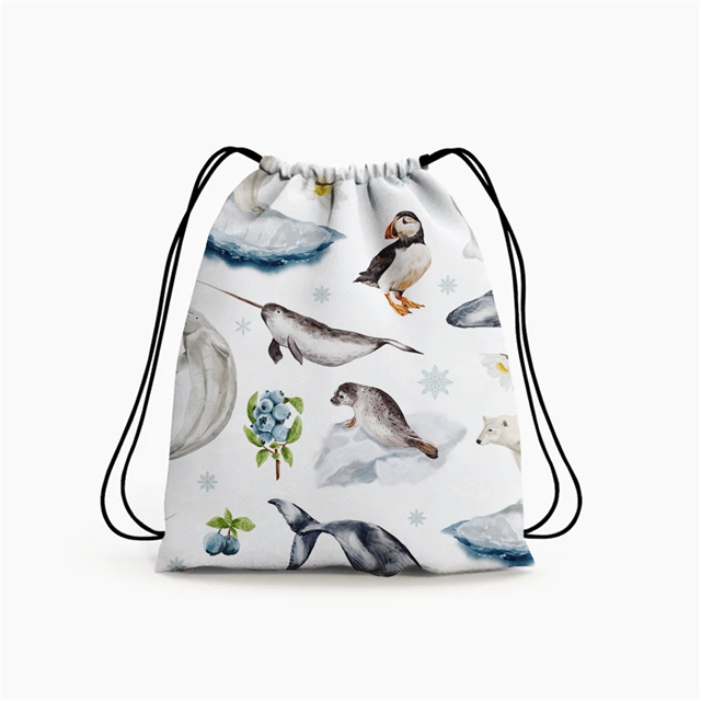 polyester cotton blueberry flower animals series polyester cotton fabric set (6 pcs/set)