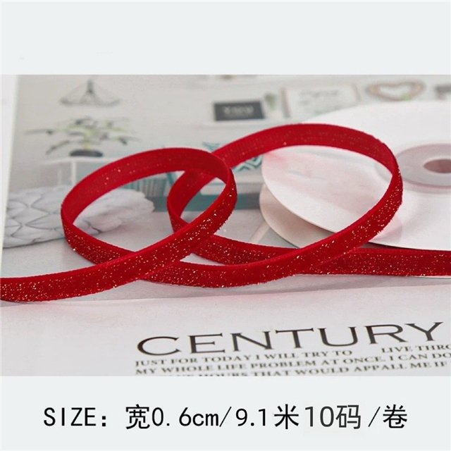 red gold wire scallion velvet belt