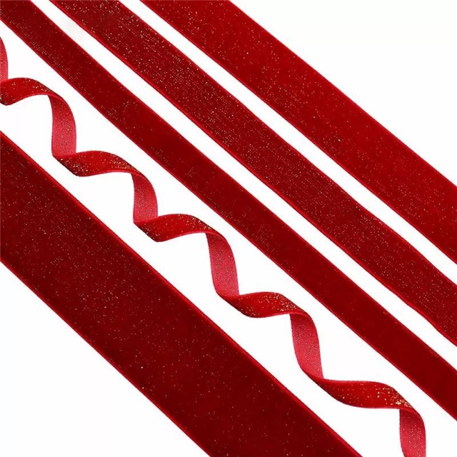 red gold wire scallion velvet belt