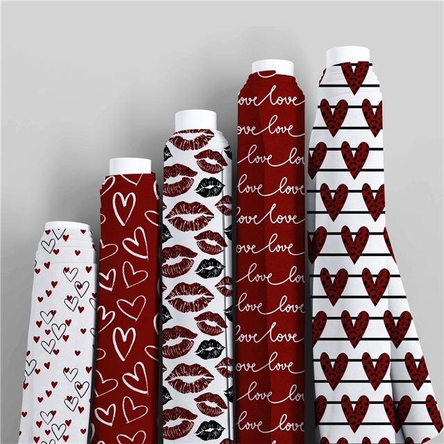 polyester cotton valentine