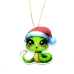 snake planar acrylic pendant