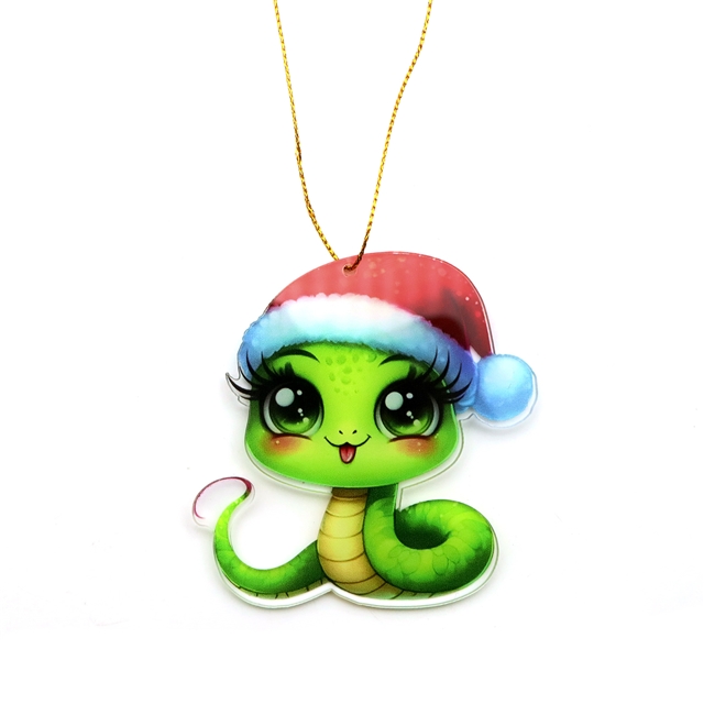 acrylic snake planar acrylic pendant