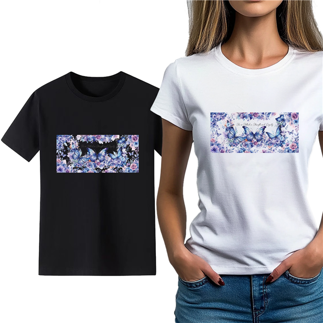 cotton Iron On Transfer Stickers and T-shirts