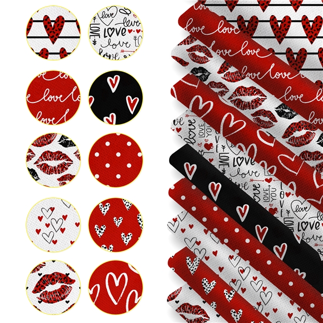 polyester cotton valentine