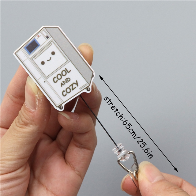 acrylic+plastic acrylic easy pull retractable buckle