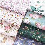 cotton small floral printed fabric