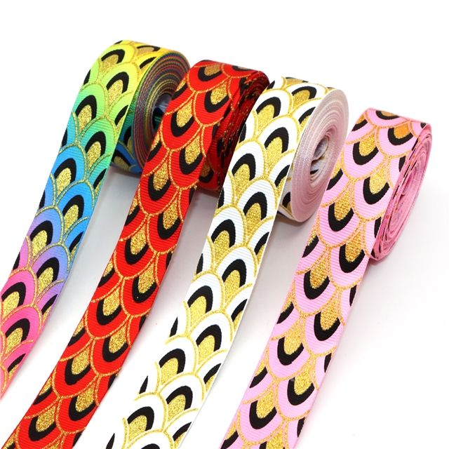 7/8" 22mm glitter&ink GROSGRAIN glitter ribbon
