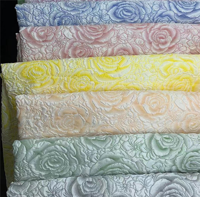 3d relief embossed fabric