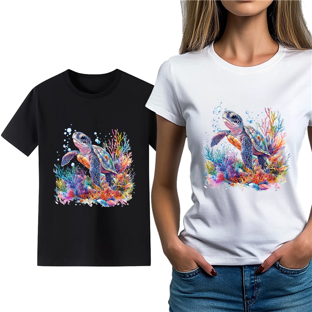 cotton Iron On Transfer Stickers and T-shirts