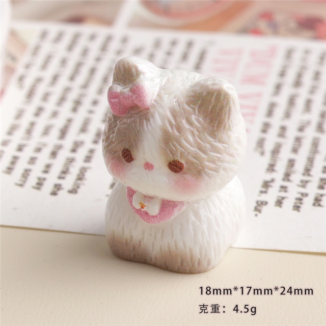 resin Tie Cat 3D Resin Accessories